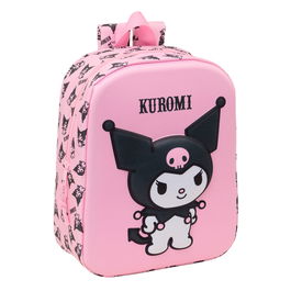 Cartable Kuromi Rose 22 x 27 x 10 cm