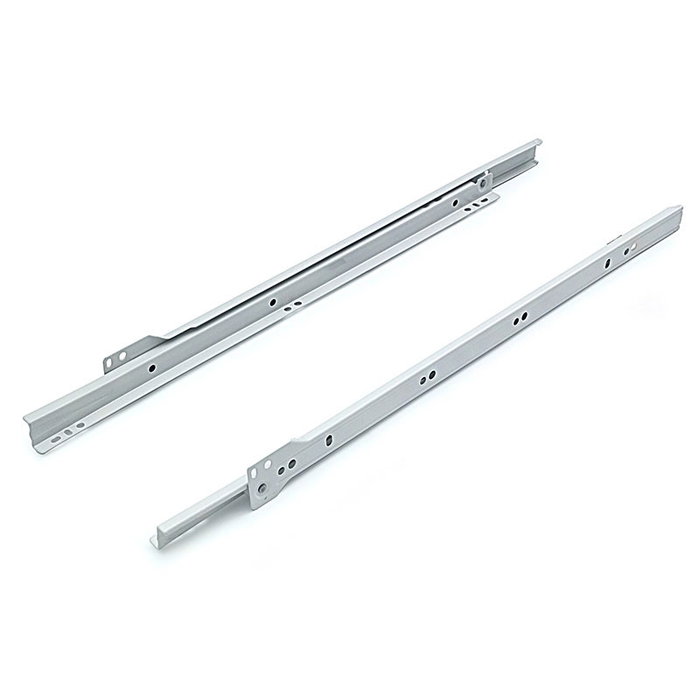 ALK Rodeo - Glissière de tiroir à amortissement gris, longueur 350 mm - Paire - Système de fermeture contrôlée pour meuble ALK Rodeo - Glissière de tiroir à amortissement gris, longueur 350 mm - Paire - Système de fermeture contrôlée pour meuble