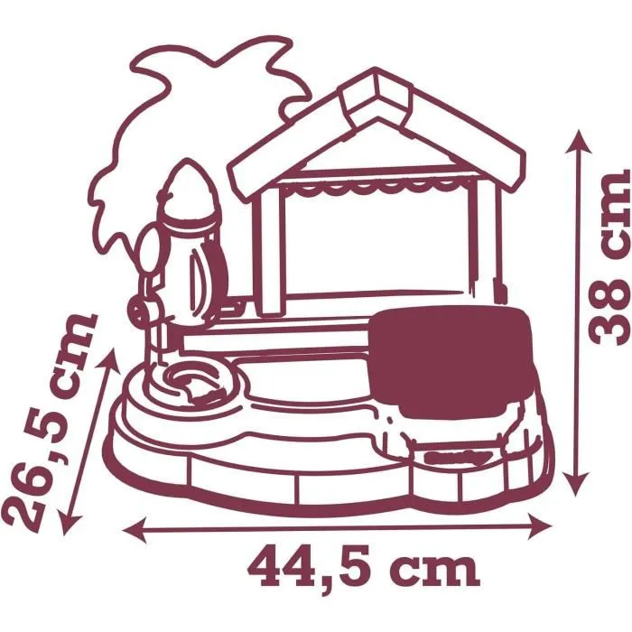 Smoby - Fabrique à glaces et gaufrier Paillote Gourmande Stitch - Jouet de cuisine pour enfant dès 3 ans avec 12 accessoires