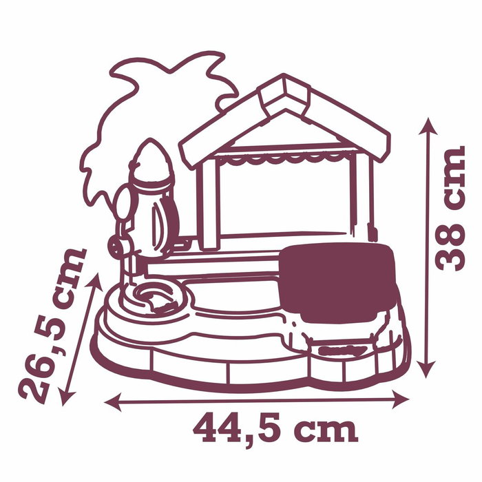 Smoby Paillote Gourmande Stitch - Fabrique à glaces et gaufrier
