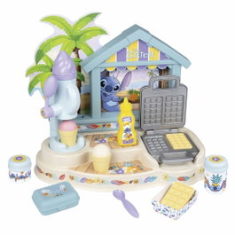 Smoby Paillote Gourmande Stitch - Fabrique à glaces et gaufrier