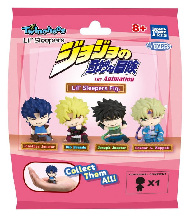 Takara Tomy Jojo´s Bizzare Adventure Blind Pack assortiment figurines Twinchees Lil´Sleepers 5 cm (24) Takara Tomy Jojo´s Bizzare Adventure Blind Pack assortiment figurines Twinchees Lil´Sleepers 5 cm (24)