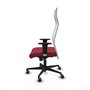 Piqueras y Crespo Chaise de bureau Albacete, Granat et Blanc
