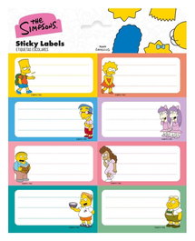 Grupo Erik Les Simpson Étiquettes Autocollantes (Lot de 10)