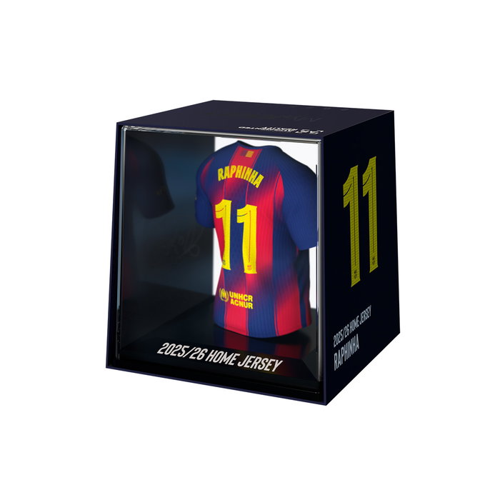 Banbo Toys - Figurine Raphinha FC Barcelona 2025/26 - Maillot domicile en vinyle, acrylique et plastique biodégradable - Licence officielle Banbo Toys - Figurine Raphinha FC Barcelona 2025/26 - Maillot domicile en vinyle, acrylique et plastique biodégradable - Licence officielle