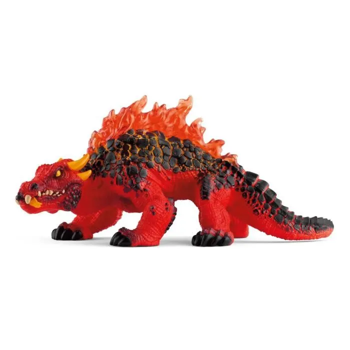 Schleich - Figurine de monstre de lave Lézard de Lave, Eldrador Creatures, modèle 70156, détaillée, jouet à partir de 7 ans