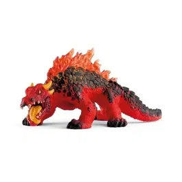 Schleich - Figurine de monstre de lave Lézard de Lave, Eldrador Creatures, modèle 70156, détaillée, jouet à partir de 7 ans