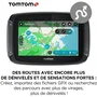TomTom GPS Moto RIDER 550 Premium Pack - Navigateur moto avec carte monde, écran tactile 4,3 pouces, TomTom Traffic, Alertes zones de danger, Appel mains-libres