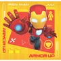 Clementoni - 3 Puzzles de 48 Pièces - Iron Man - Puzzle Enfant sur le Thème Marvel - 21 x 20,5 cm
