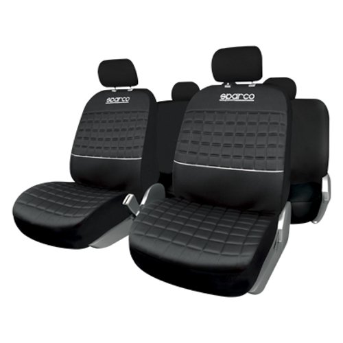 Abc Jeu de housses Lazio Gris CS6, 11 pièces, Noir et Gris Abc Jeu de housses Lazio Gris CS6, 11 pièces, Noir et Gris