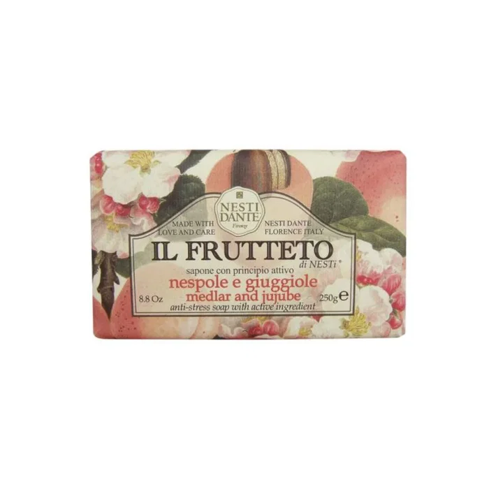 Nesti Dante Pain de savon Il Frutteto Medlar & Jujube Apaisant 250 g Nesti Dante Pain de savon Il Frutteto Medlar & Jujube Apaisant 250 g