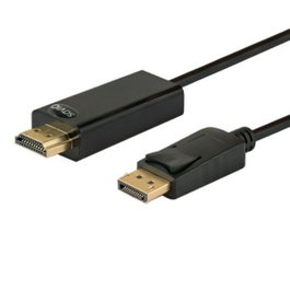 SAVIO Câble DisplayPort vers HDMI 1.4, 1,5m, Full HD 1080p