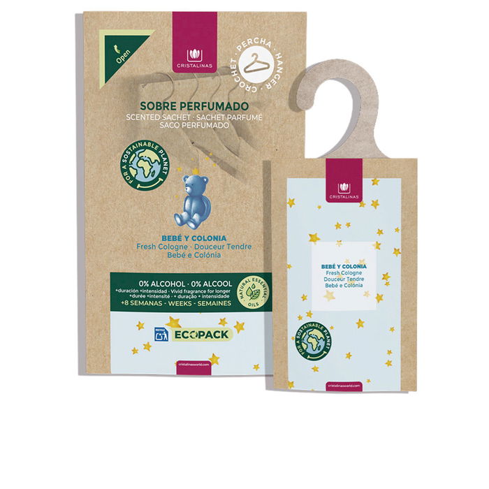 Cristalinas Désodorisant Placard Ecopack Bébé & Cologne 1 U Cristalinas Désodorisant Placard Ecopack Bébé & Cologne 1 U