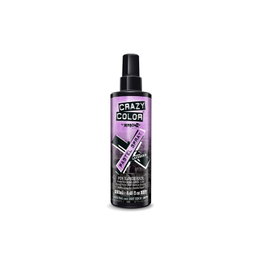 Crazy Color Spray Lavis Temporaire Capillaire Lavande 250 mL - Pour Cheveux Blonds, Éliminable en 1 à 3 Lavages - Crazy Color