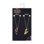 PEERS HARDY Set de 2 Colliers Pendentifs Deadpool et Wolverine Marvel - Coeur Séparable - Fermoir Pince de Langosta