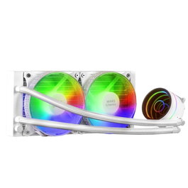 Mars Gaming MLONE240 W Kit de Refroidissement Liquide Haute Performance 400W TDP FRGB Miroir Infini