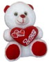 Creaciones Llopis - Ours en peluche Loly Love 22 cm - Peluche douce - 2 couleurs assorties aléatoirement