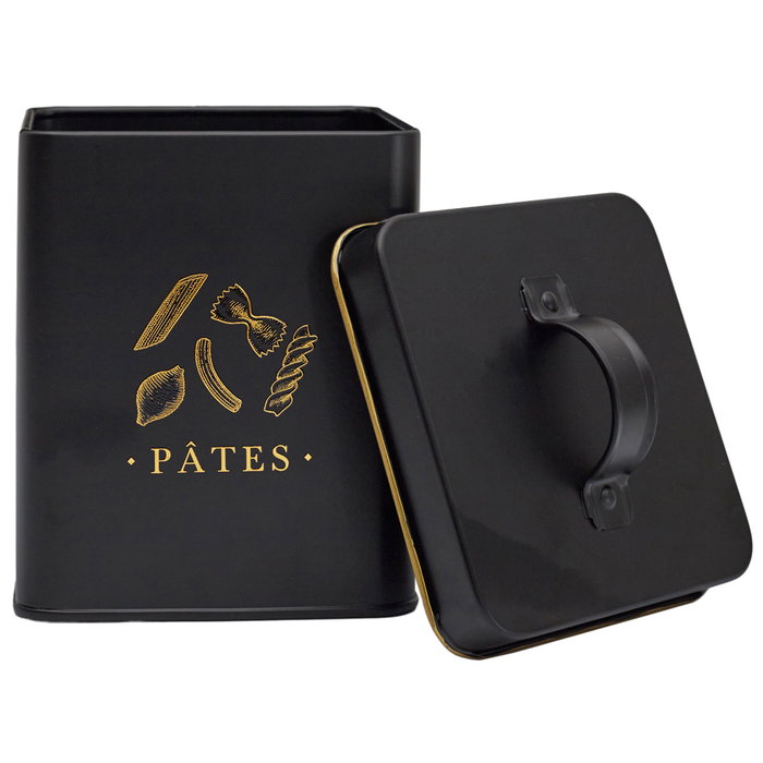 Cook Concept Bocal en métal LOUNGE pour pâtes, noir mat