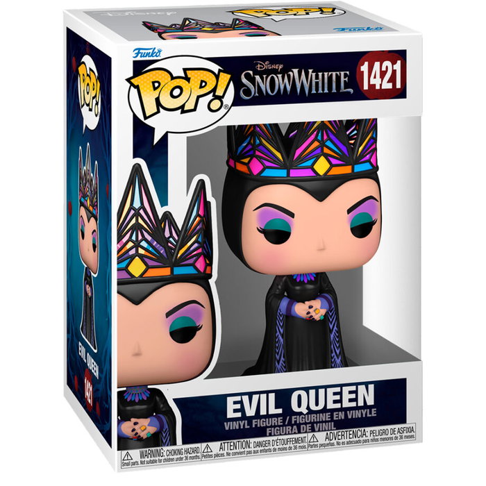 Funko Pop Disney Blanche-Neige Live Action - Reine Maléfique (Robe bleue et noire)
