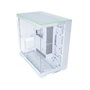 Lian Li O11D EVO RGB Boîtier PC Gaming E-ATX Blanc, Verre Trempé, RGB, Argent