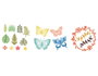 Misskuty Set 3 Troqueles finos ZAG Botánico y Mariposas