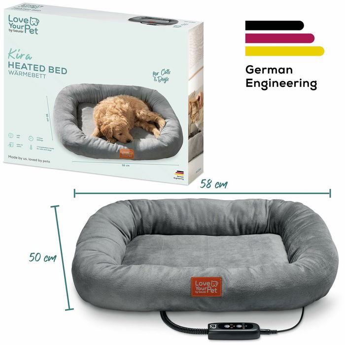 Lit électrique pour animaux de compagnie Beurer PP250 KIRA Gris Lit électrique pour animaux de compagnie Beurer PP250 KIRA Gris