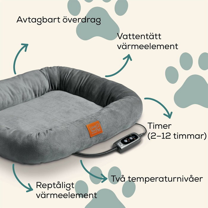 Lit électrique pour animaux de compagnie Beurer PP250 KIRA Gris Lit électrique pour animaux de compagnie Beurer PP250 KIRA Gris