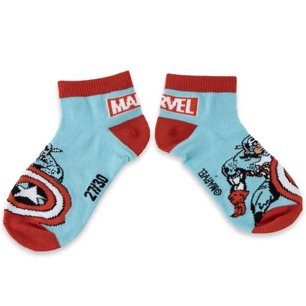 Marvel Pack de 3 paires de chaussettes chevilles pour enfant taille 31-34 - Modèles assortis