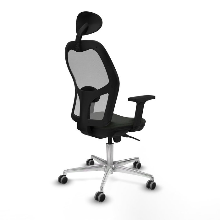 Piqueras y Crespo Chaise de Bureau avec Appui-tête 2D086G1 Noir