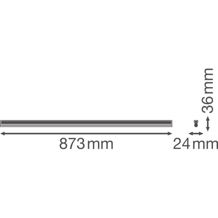 Ledvance Luminaire LED Linéaire Compact 15W 1500Lm 4000K 140º IP20 Ledvance Luminaire LED Linéaire Compact 15W 1500Lm 4000K 140º IP20
