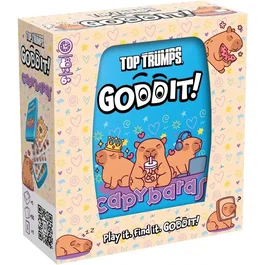 Winning Moves - Jeu de cartes Top Trumps Capybaras GODDIT - Avec 55 énigmes, labyrinthes et défis - De 1 à 6 joueurs - À partir de 6 ans