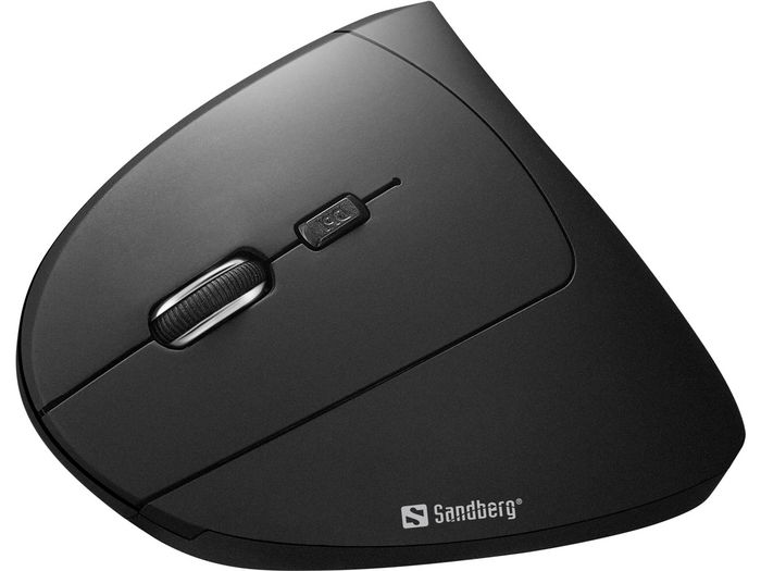 Sandberg Souris Verticale Filaire USB Ergonomique pour Prévention des Douleurs au Poignet - Format Naturel pour Main Sandberg Souris Verticale Filaire USB Ergonomique pour Prévention des Douleurs au Poignet - Format Naturel pour Main