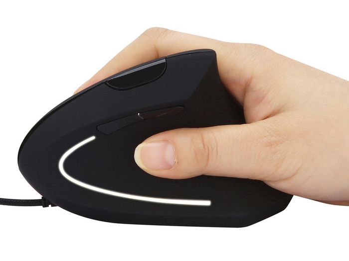 Sandberg Souris Verticale Filaire USB Ergonomique pour Prévention des Douleurs au Poignet - Format Naturel pour Main Sandberg Souris Verticale Filaire USB Ergonomique pour Prévention des Douleurs au Poignet - Format Naturel pour Main