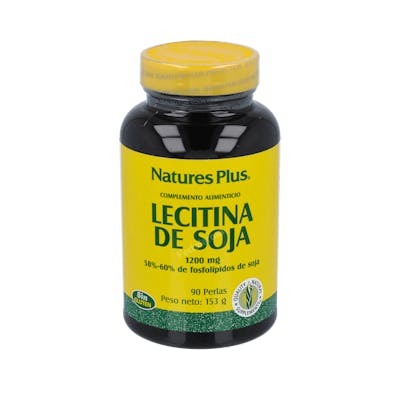 Natures Plus Lécithine de Soja 1200 mg 90 Perles Complément Alimentaire Natures Plus Lécithine de Soja 1200 mg 90 Perles Complément Alimentaire