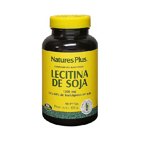 NATURES PLUS Lécithine de soja 1200mg, 90 perles NATURES PLUS Lécithine de soja 1200mg, 90 perles
