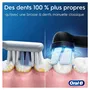 Oral-B iO2 - Brosse à dents électrique - Noir - 3 modes de brossage, minuteur 2 minutes, capteur de pression, batterie longue durée