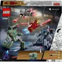 Lego Marvel 76320 Jeu de Construction - Iron Man et War Machine contre les Drones de Hammer - Jouet Super-héros pour Enfants dès 7 ans