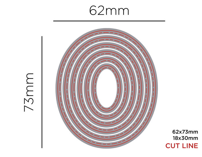 Misskuty Lot de 7 emporte-pièces fins ZAG Formes géométriques et Ovales Misskuty Lot de 7 emporte-pièces fins ZAG Formes géométriques et Ovales