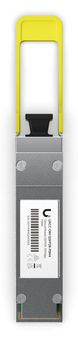 Ubiquiti Module optique QSFP28 100G PSM4 Single-Mode, fibre monomode jusqu'à 2 km, connecteur MPO-12 APC, compatibles interfaces QSFP28/QSFP+