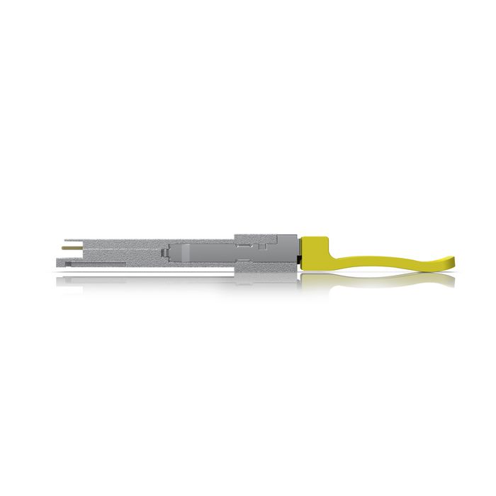 Ubiquiti Module optique QSFP28 100G PSM4 Single-Mode, fibre monomode jusqu'à 2 km, connecteur MPO-12 APC, compatibles interfaces QSFP28/QSFP+