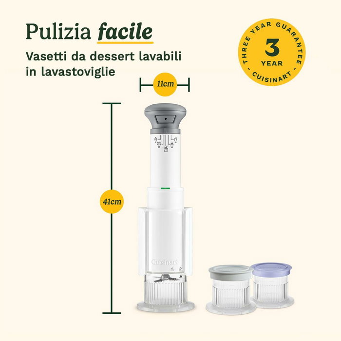 Cuisinart ICEFD10E Machine à glace Blanc Cuisinart ICEFD10E Machine à glace Blanc