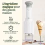 Cuisinart ICEFD10E Machine à Glace et Sorbetière, 3 Bols de 240 ml, 250W, 5 Programmes, Compacte