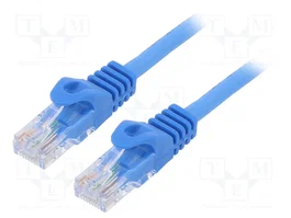 GEMBIRD Cordon de raccordement Cat 6 U/UTP bleu 2m RJ45