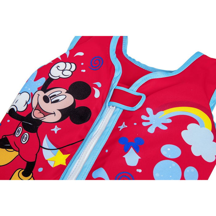 Bestway Gilet Disney Mickey Mouse UPF 50+ 51 cm +1 à 3 Ans Piscine et Plage 09101