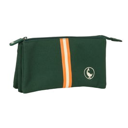 Trousse Fourre-Tout Triple El Ganso Green Vert 22 x 12 x 3 cm