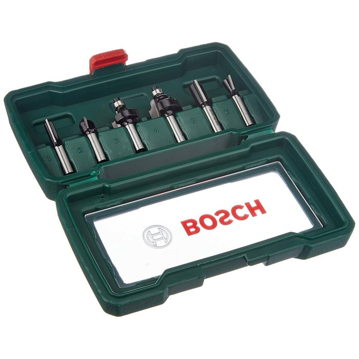 Bosch Coffret de 6 fraises 8 mm