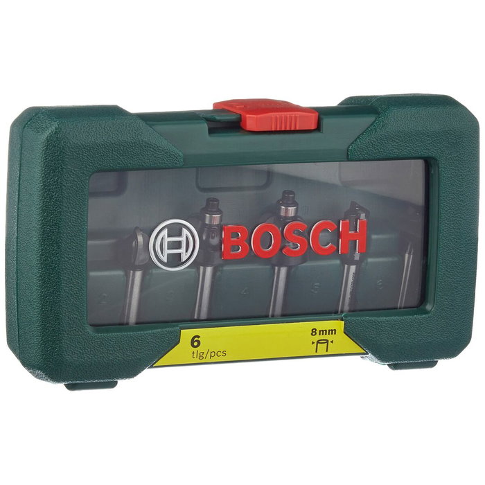 Bosch Coffret de 6 fraises 8 mm