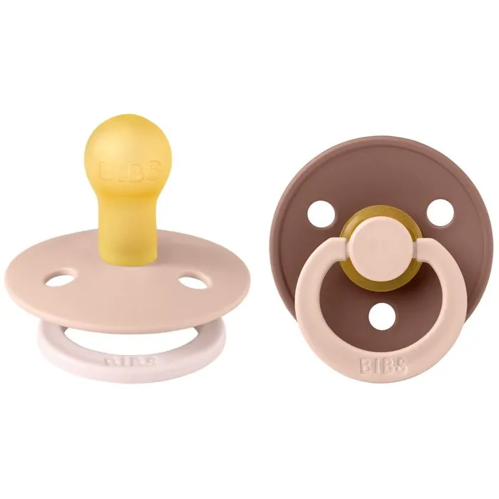 Bibs Sucette Studio Colour Ronde Woodchuck Mix T1 - Pack de 2 Bibs Sucette Studio Colour Ronde Woodchuck Mix T1 - Pack de 2