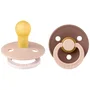 Bibs Sucette Studio Colour Ronde Woodchuck Mix T1 - Pack de 2