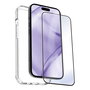 Myway Carcasa pour Apple iPhone 15 Pro avec Protection Écran en Verre Trempé – TPU Transparent